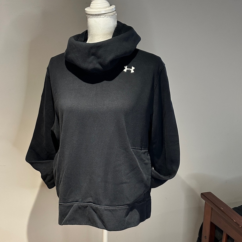 Under Armour Black Cowl Neck Pullover